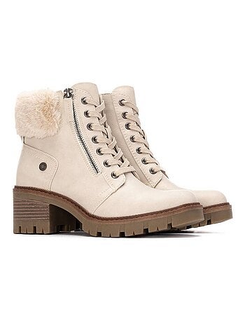 Bottines femme à lacets