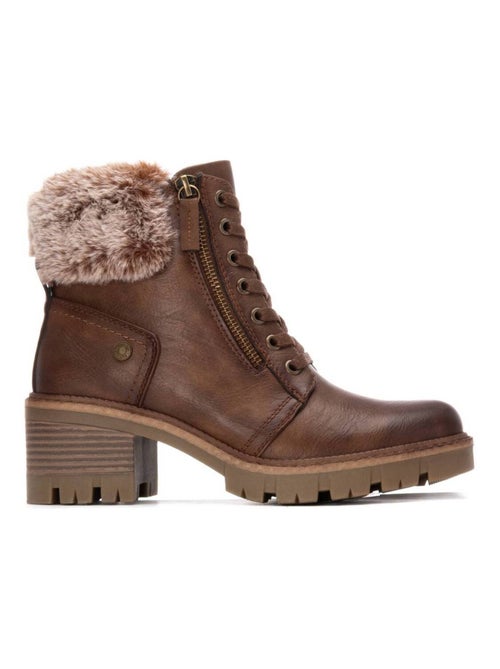 Bottines femme à lacets - Kiabi