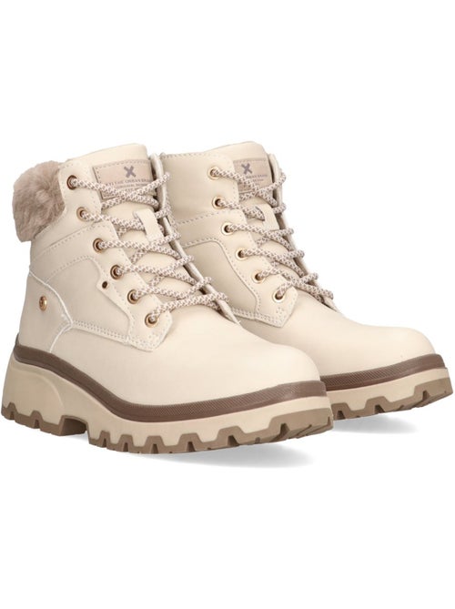 Bottines femme à lacets - Kiabi