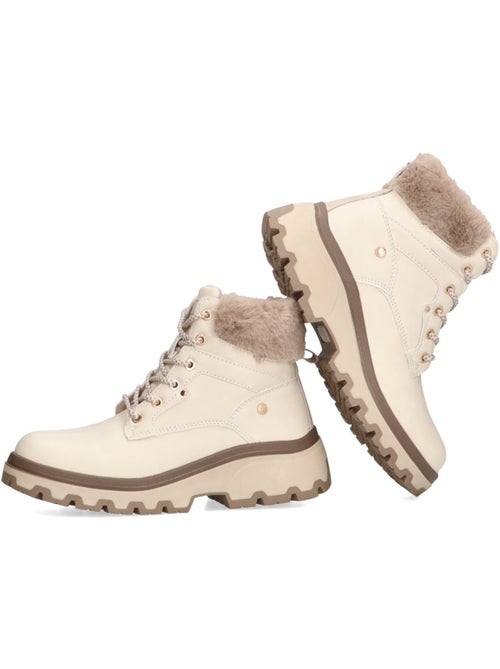 Bottines femme à lacets - Kiabi