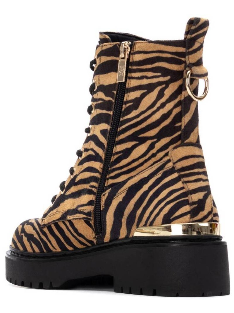 Bottines femme à lacets Multicolore - Kiabi