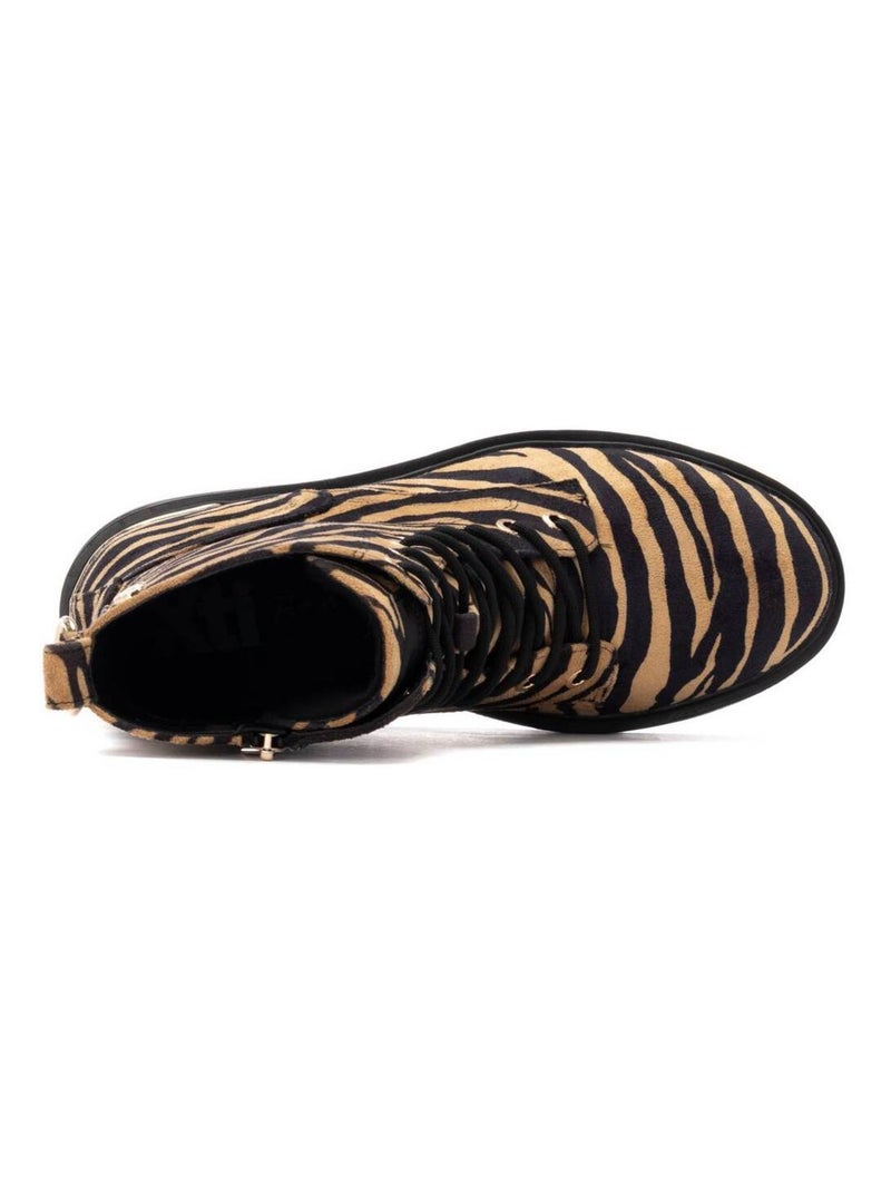 Bottines femme à lacets Multicolore - Kiabi