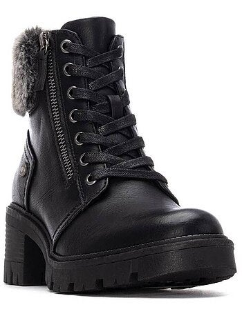 Bottines femme à lacets