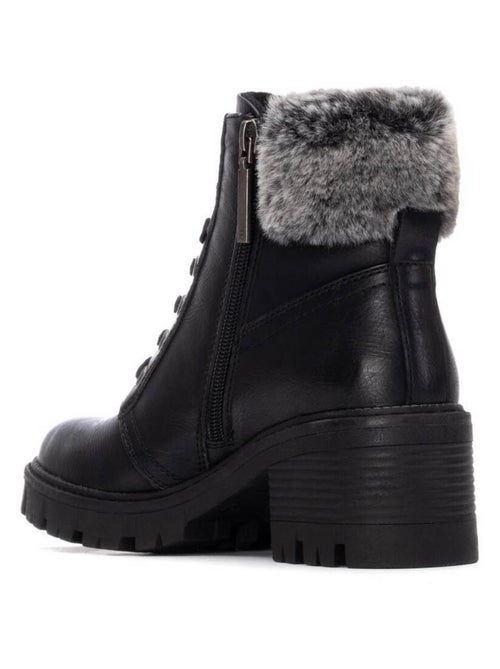 Bottines femme à lacets - Kiabi Bottines femme à lacets - Kiabi