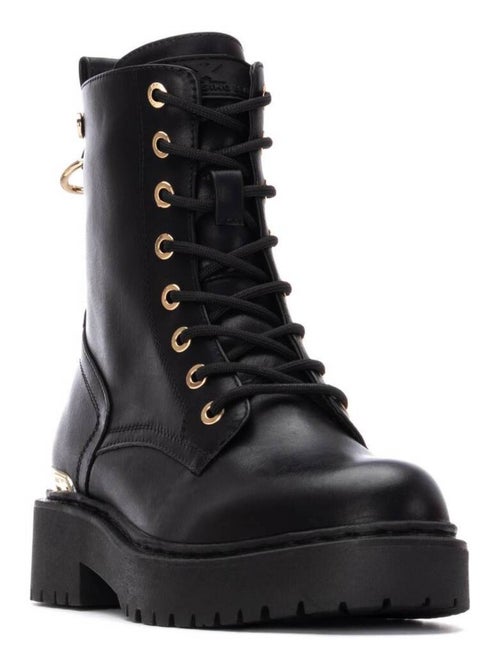 Bottines femme à lacets - Kiabi