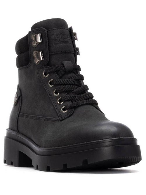 Bottines femme à lacets - Kiabi