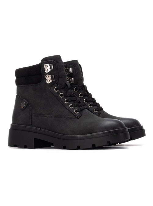 Bottines femme à lacets - Kiabi