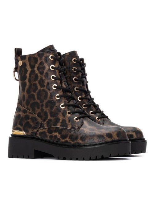 Bottines femme à lacets - Kiabi