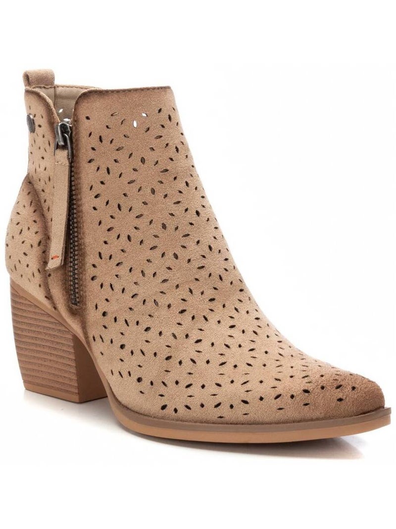 Bottines femme à talon Beige - Kiabi
