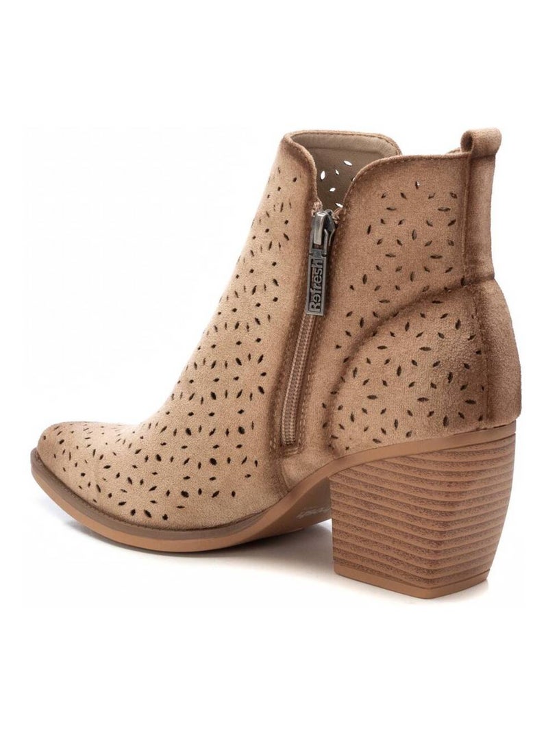 Bottines femme à talon Beige - Kiabi