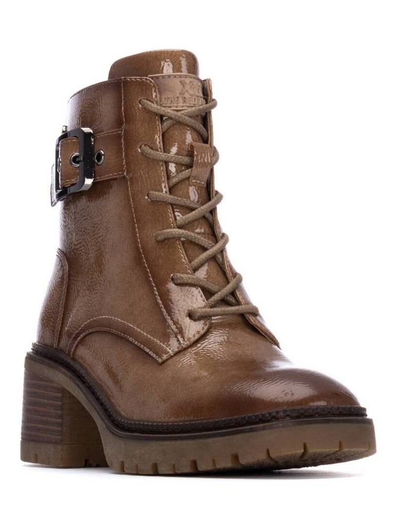 Bottines femme à talon Beige - Kiabi