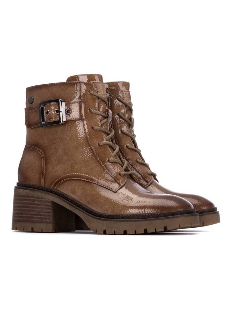 Bottines femme à talon Beige - Kiabi