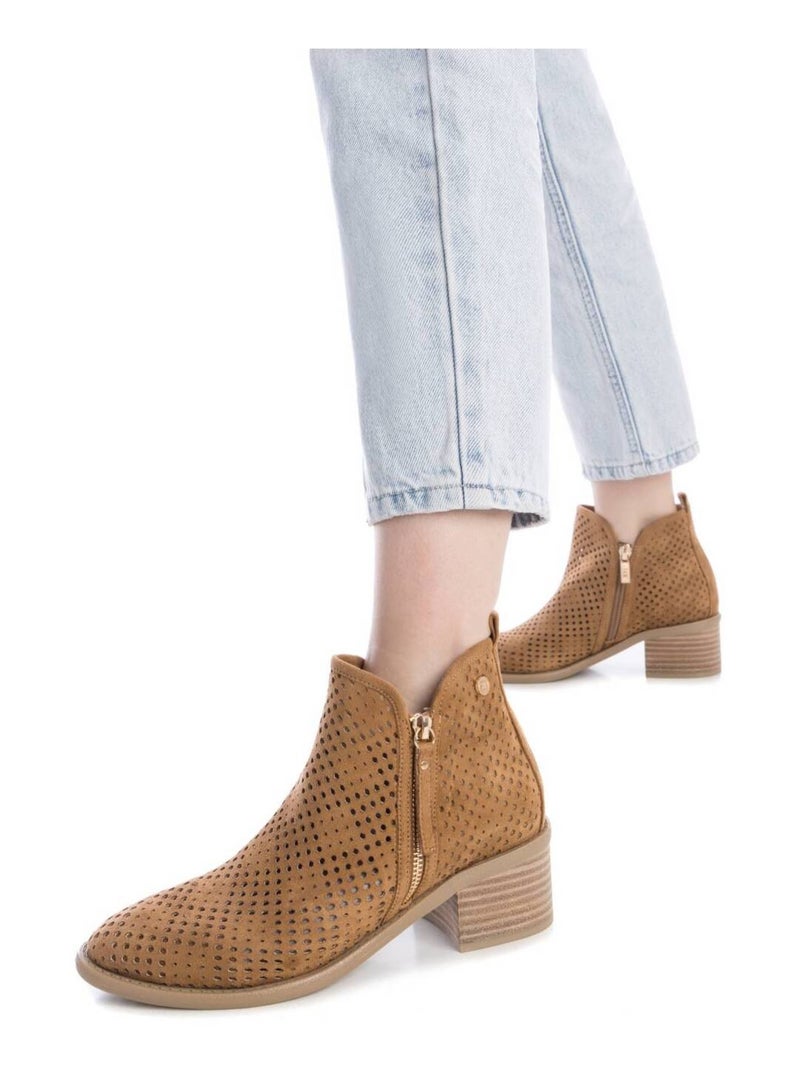 Bottines femme à talon Camel - Kiabi
