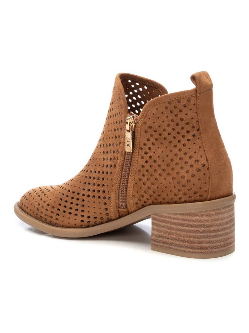 Bottines femme à talon Camel - Kiabi