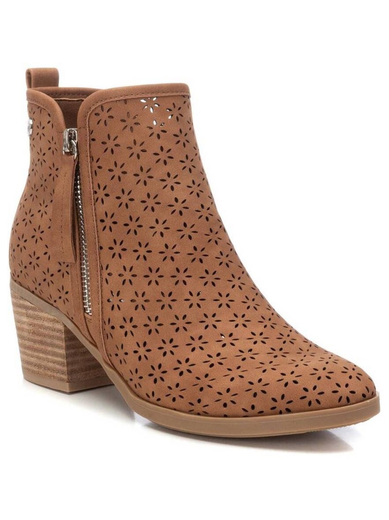 Bottines femme à talon Camel - Kiabi