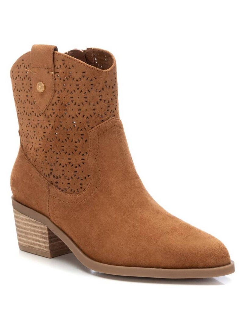 Bottines femme à talon Camel - Kiabi