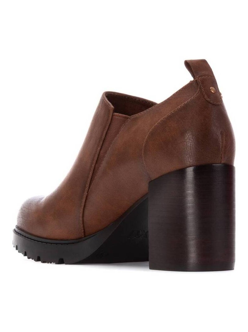 Bottines femme à talon Camel - Kiabi
