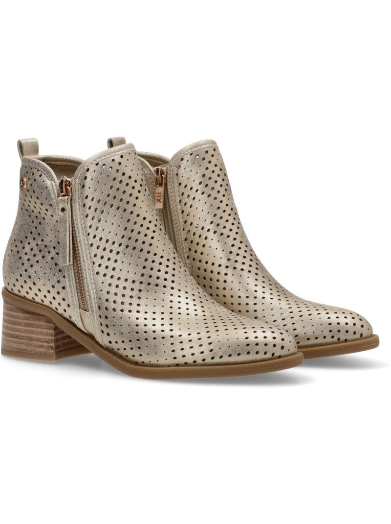 Bottines femme à talon Gold - Kiabi