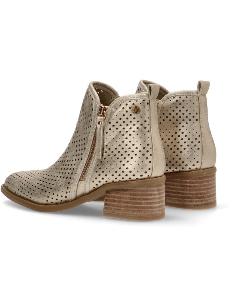 Bottines femme à talon Gold - Kiabi