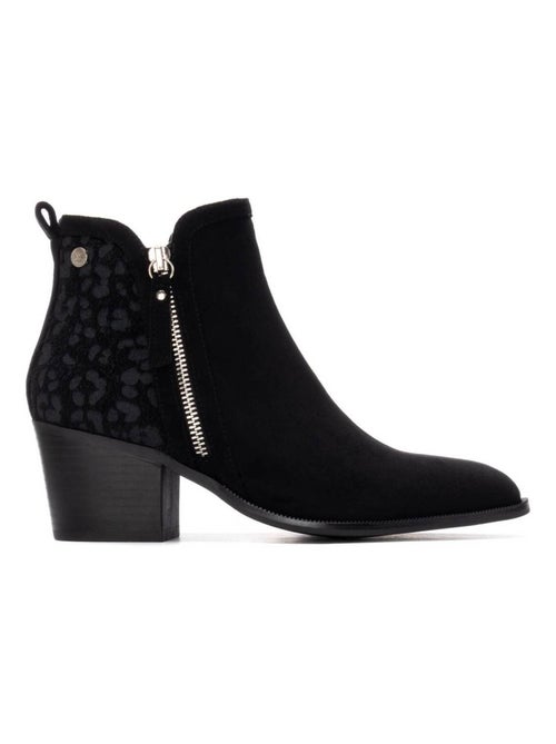 Bottines femme à talon large - Kiabi