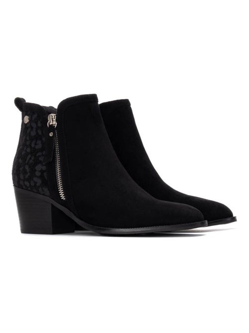 Bottines femme à talon large - Kiabi