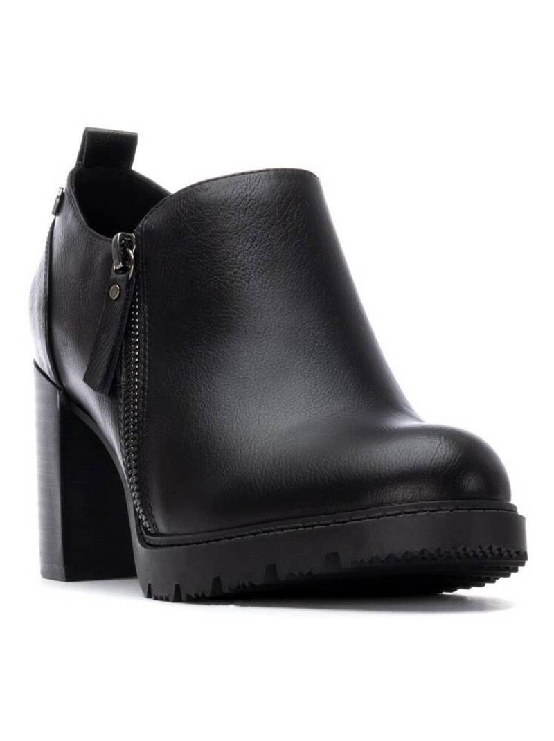 Bottines femme à talon Noir - Kiabi