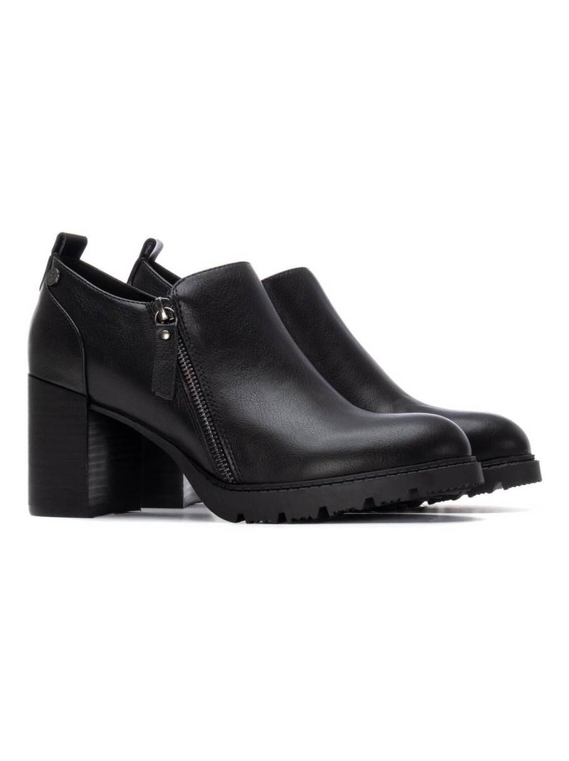 Bottines femme à talon Noir - Kiabi