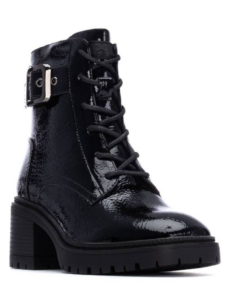 Bottines femme à talon Noir - Kiabi