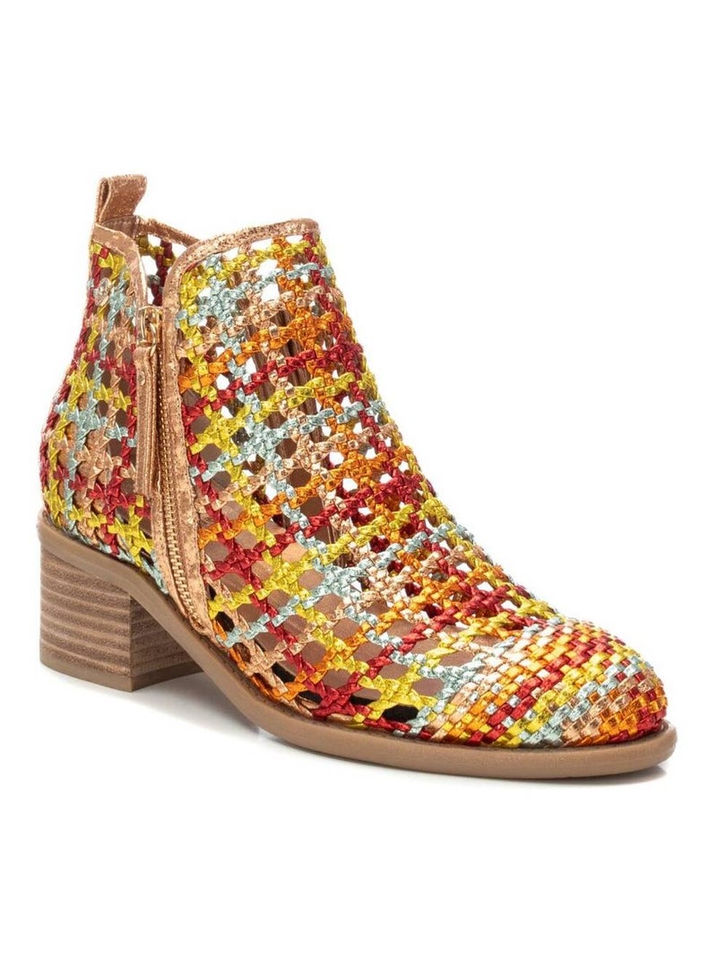Bottines femme à talon Orange - Kiabi