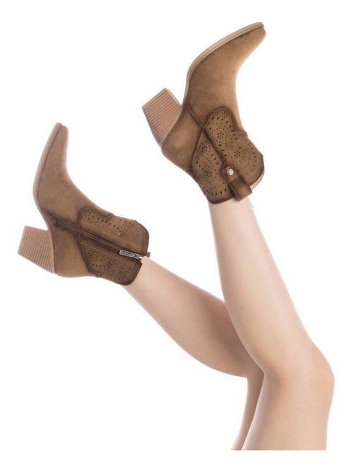 Bottines femme à talon - Kiabi