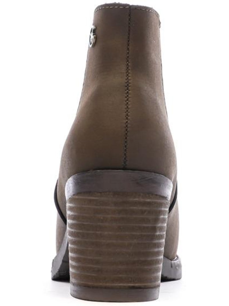 Bottines Femme Chattawak Marron cappuccino - Kiabi