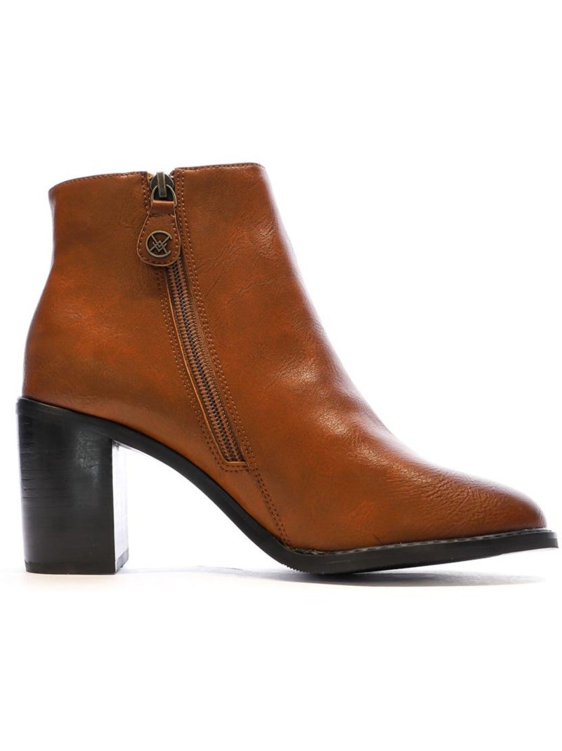 Bottines Femme Chattawak Marron cappuccino - Kiabi