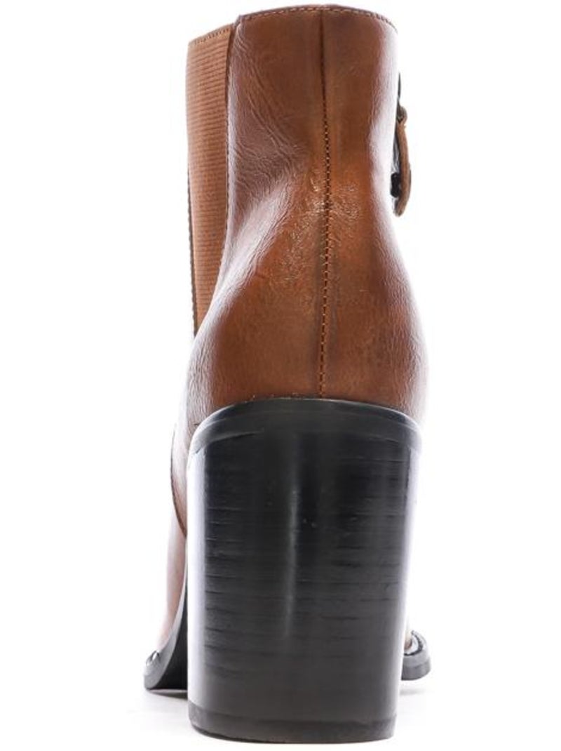 Bottines Femme Chattawak Marron cappuccino - Kiabi