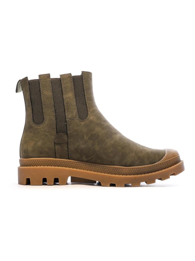 Bottines  Femme Chattawak NINA Kaki - Kiabi