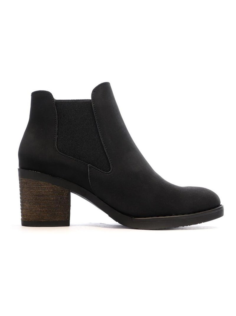Bottines Femme Chattawak Noir - Kiabi