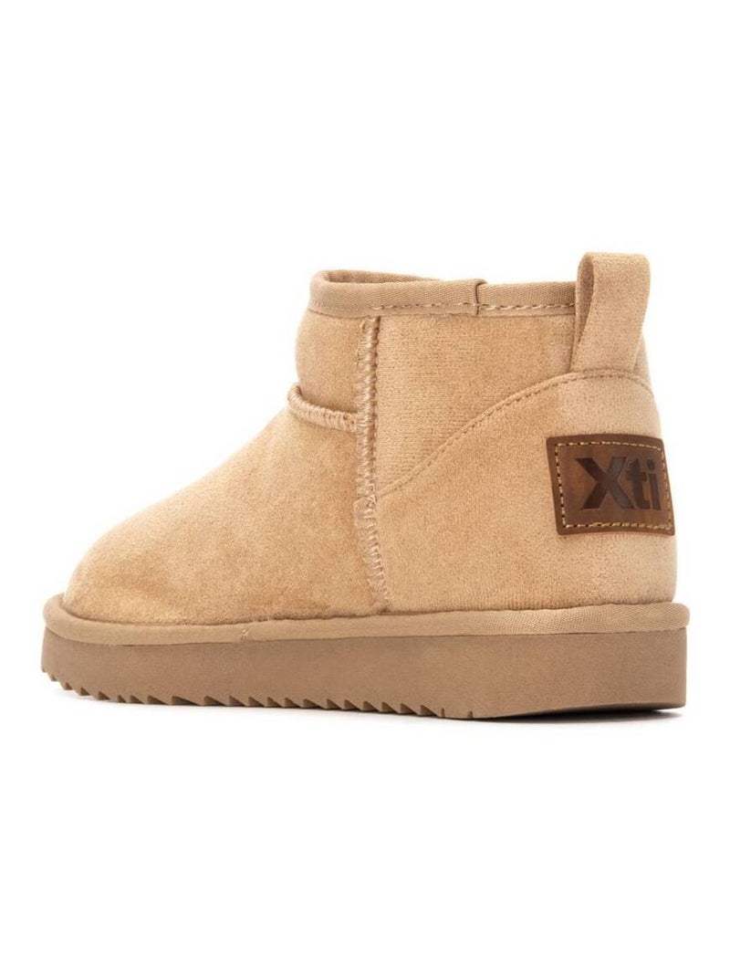 Bottines femme fourrées Beige - Kiabi