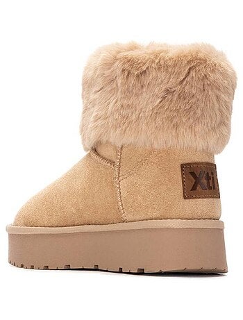 Bottines femme fourrées