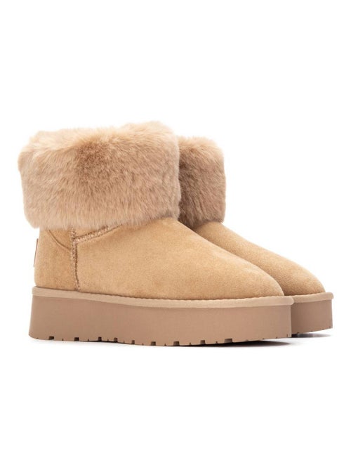 Bottines femme fourrées - Kiabi