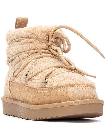 Bottines femme fourrées