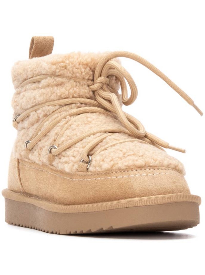 Bottines femme fourrées Beige - Kiabi