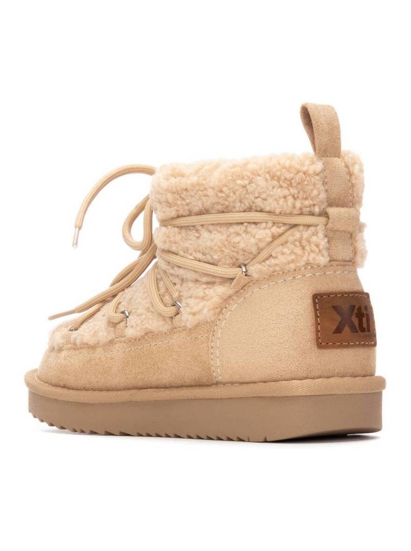 Bottines femme fourrées Beige - Kiabi