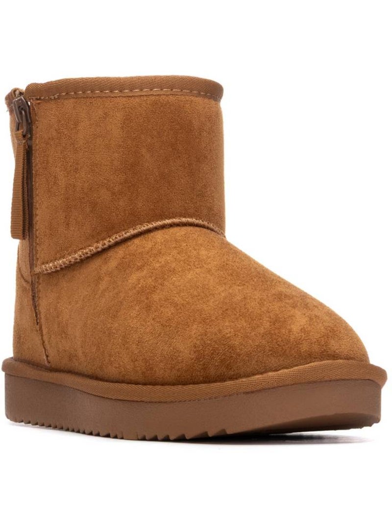 Bottines femme fourrées Camel - Kiabi