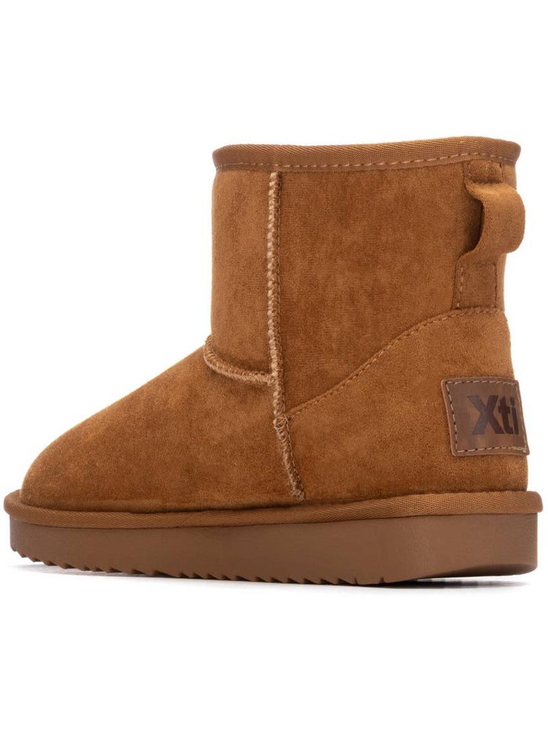 Bottines femme fourrées Camel - Kiabi