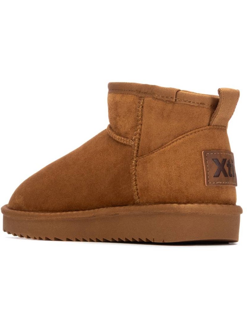 Bottines femme fourrées Camel - Kiabi