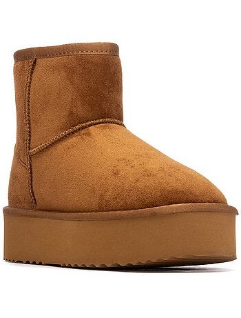 Bottines femme fourrées