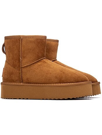 Bottines femme fourrées