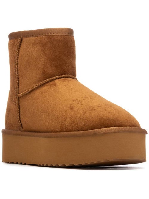Bottines femme fourrées - Kiabi