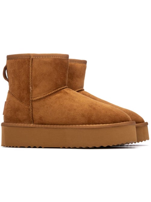 Bottines femme fourrées - Kiabi