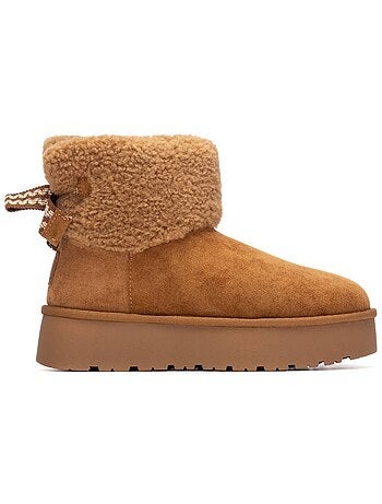 Bottines femme fourrées