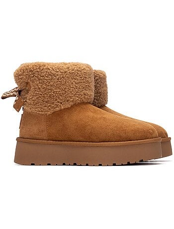 Bottines femme fourrées